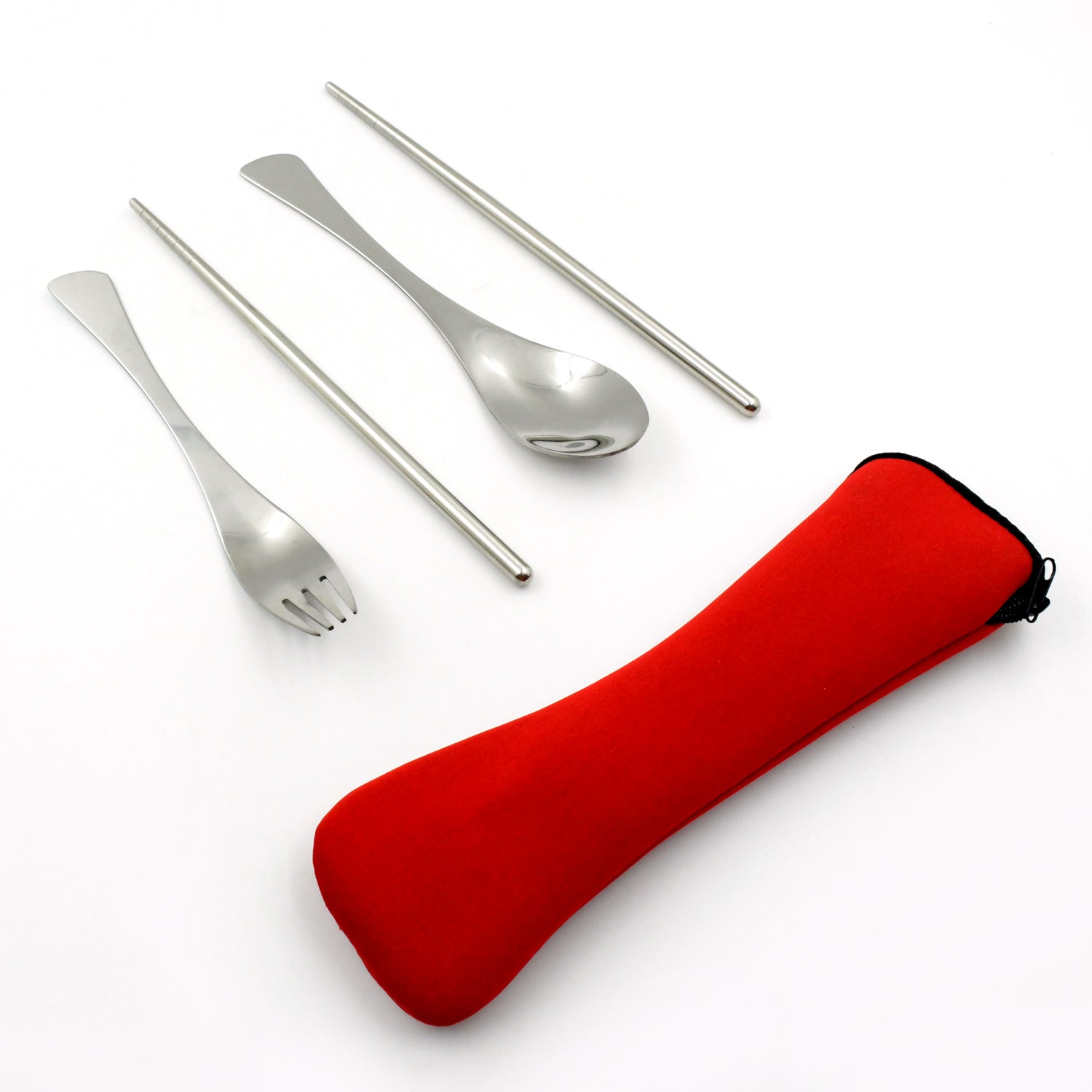 Picnic Dinner Spoon Fork Chopsticks Cutlery Tablewares Set Traveling Spoon Set High Quality Cutlery Set (4 PC / 1 Set ) Picnic Dinner Spoon Fork Chopsticks Cutlery Tablewares Set Traveling Spoon Set High Quality Cutlery Set (4 PC / 1 Set )